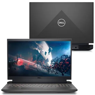 Notebook Gamer Dell G15-i1200-U10P 15.6 FHD 12ª Geração Intel Core i5 8GB 256GB SSD NVIDIA RTX 3050