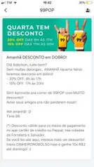 [Fortaleza/Salvador] Descontos de até 30% na 99 (Hoje - 26/09)