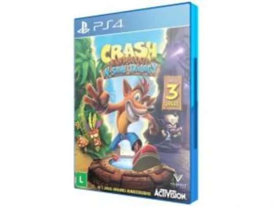 Crash Bandicoot - N Sane Trilogy para PS4 - R$ 90