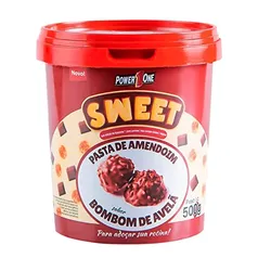 Pasta de Amendoim Sweet - 500g Bombom de Avelã - Power One