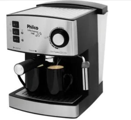 Cafeteira Expresso Philco Coffee Express - Inox - 15 Bar - 110v | R$437