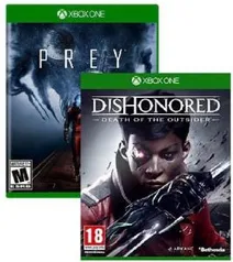 Kit Bethesda Dishonored + Prey Xbox One - Mídia física - R$46