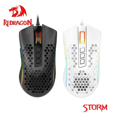 Mouse Gamer Redragon Storm M808  RGB com fio USB 12400 DPI