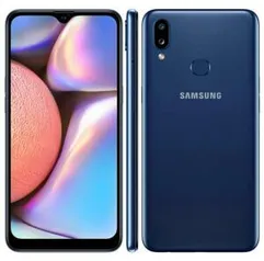 Smartphone Galaxy A10s Azul + carregador portatil R$719