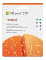 Microsoft Office 365 Personal 1 Tb Na Nuvem