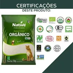 Açúcar Cristal Orgânico Native 5kg | R$18