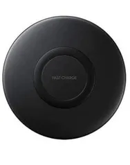 Carregador sem fio Samsung preto quick charge | R$80 (LEIA AS REGRAS DO CUPOM)