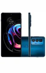 Smartphone Motorola Moto Edge 20 Pro, 5G, 256GB, 108MP, 6.7, Capa Protetora - Azul