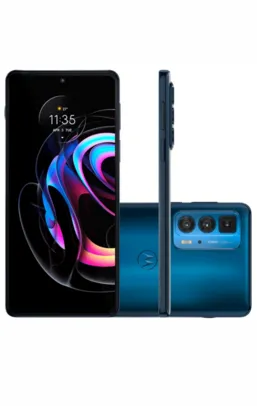 Smartphone Motorola Moto Edge 20 Pro, 5G, 256GB, 108MP, 6.7, Capa Protetora - Azul