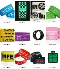 [WristBandNation] Pulseira de silicone > GRÁTIS!