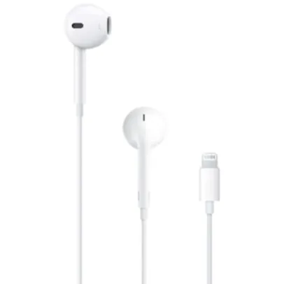 Fone de Ouvido Apple, EarPods, conector Lightning