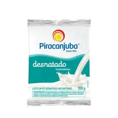 Leite em Pó Piracanjuba Desnatado Instantâneo 200g | R$3