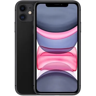 IPhone 11 Apple (64GB) Preto Tela 6,1 4G Câmera 12MP iOS