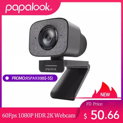 Webcam PC PAPALOOK PA930 2k 60 FPS