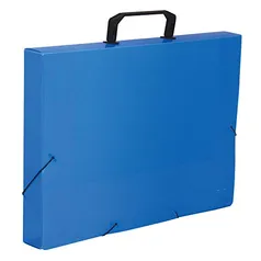 DAC, Maleta Polipropileno Oficio 702PP-AZ, Azul, 260 mm x 360 mm, unitario