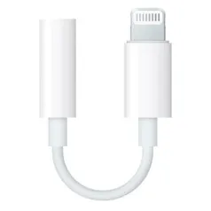 Adaptador de Lightning Apple para fone de ouvido de 3.5 mm, Branco