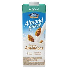 Alimento com Amêndoas Original Almond Breeze, Piracanjuba, 1L (na compra de 4 unidades)