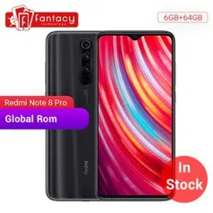 Redmi Note 8 Pro Global 6GB/64GB, Helio G90T R$ 849