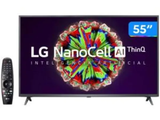 Smart TV 4K UHD NanoCell IPS 55” LG 55NANO79SND | R$2789