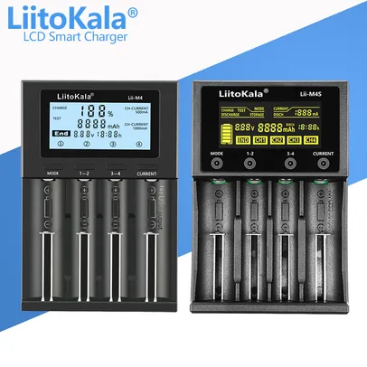 Liitokala Lii-m4 18650 Carregador pilha/bateria Lcd Display 