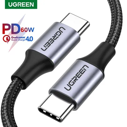 Cabo USB Tipo C para Tipo C Ugreen Novos Usuários | R$12