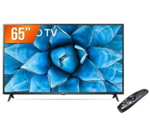 Smart TV LED 65" 4K UHD LG 65UN731C 3 HDMI 2 USB Assitente Virtual Bluetooth | R$3276