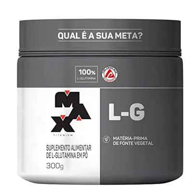 Glutamina L-G, Max Titanium, 300 g