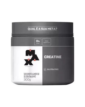 Max Titanium Creatina - Suplemento alimentar de creatina em pó, 300g