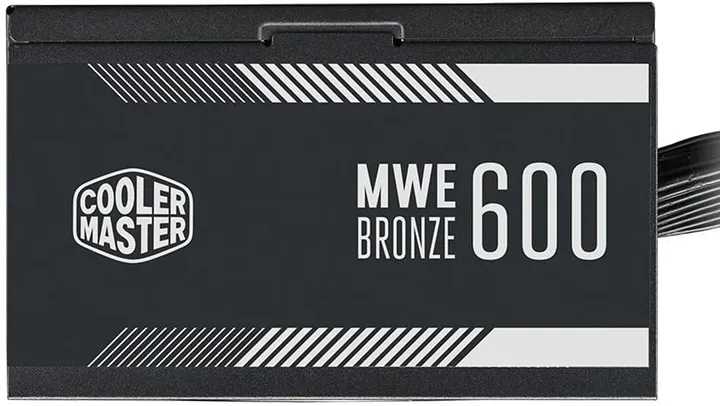 Fonte Cooler Master MWE Bronze V2 600W (c/ cabo), 80 Plus Bronze | R$387