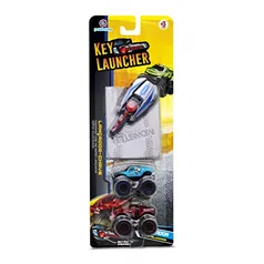 Carrinho Key Launcher com Chave-Lançadora - CAR601 Azul