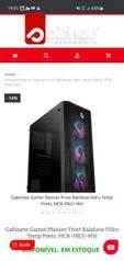 Gabinete Mancer com 3 Ventoinhas RGB inclusas | R$320