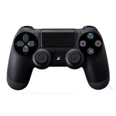 Controle para PS4 Sem Fio Dualshock 4 Sony - Preto - R$198