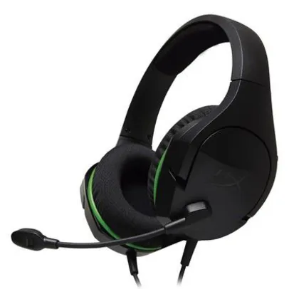 Headset Gamer HyperX CloudX Stinger Core, Drivers 40mm, Xbox One e Xbox Série X e S, 3, Preto e Verd