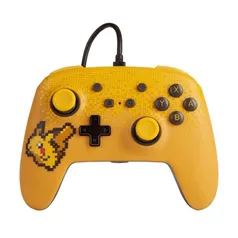 Controle Power A Pixel Pikachu Nintendo Switch com fio