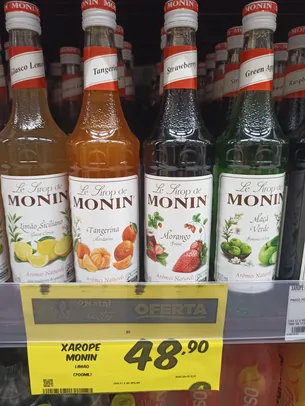 Xarope Monin 700ml (loja física Contagem-MG)