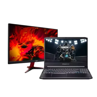 [AME 7.989,90] Notebook Predator Helios 300 PH315-54-70LH i7 RTX3070+Monitor 27" IPS FHD+Mochila