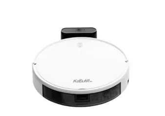 Robô Aspirador de Pó KaBuM! Smart 100, Branco, Recarregamento automático, Aspira e Passa Pano, Controle via Aplicativo - KBSF005