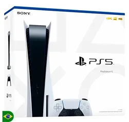 Console PlayStation 5 Standard Edition Branco + Controle Sem Fio Dualsense Branco