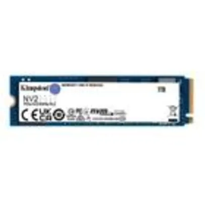 SSD 1 TB Kingston NV2, M.2 2280 PCIe, NVMe, Leitura: 3500 MBs, Gravação: 2100 MBs - 3 Anos Garantia