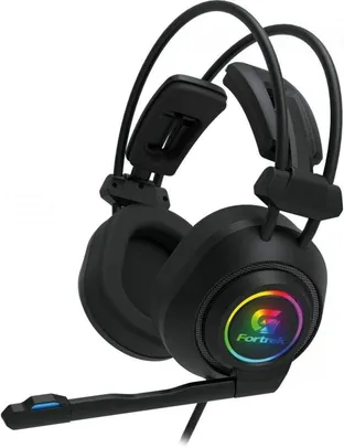 Headset Gamer RGB Vickers Preto FORTREK R$152