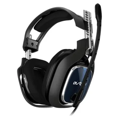 Headset ASTRO Gaming A40 TR para PS5, PS4, Xbox Series, Xbox One, PC e Mac - Preto/Azul | R$917