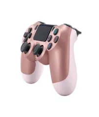 [CLUBE DA LU + APP] Controle para PS4 sem Fio Dualshock 4 Sony - Rosa Dourado | R$218