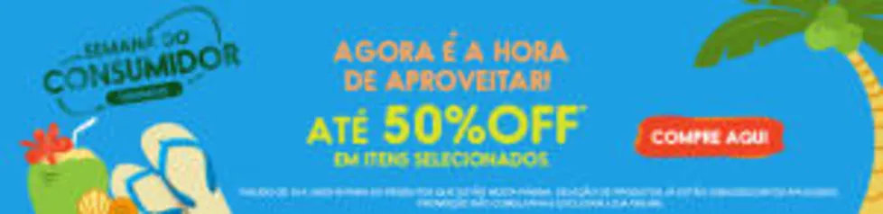 Semana do Consumidor - Até 50% em Havaianas.com.br