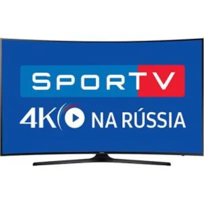 Smart TV LED Curva 55" Samsung 55MU6300 UHD 4k com Conversor Digital 3 HDMI 2 USB Por R$ 2790