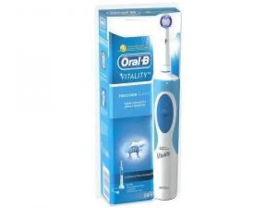 Escova de Dente Elétrica Oral-B - Vitality Precision Clean 220V - R$90