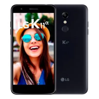 Smartphone LG K11 Alpha 16GB Preto LMX410BTW Tela 5,3 polegadas Dual Chip 4g | R$599