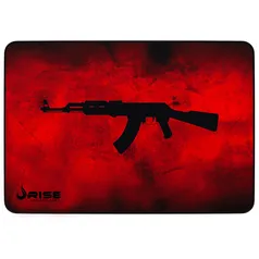 Mousepad Gamer Rise Mode AK47, Speed, Grande (420x290mm), Vermelho - RG-MP-05-AKR