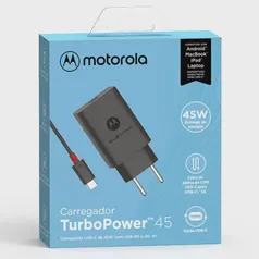 Carregador Motorola TurboPower 45W usb-c (Tipo-C) Moto E7