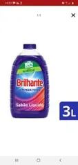 [APP] Detergente Líquido Brilhante Roupas Brancas E Coloridas 3l - R$10