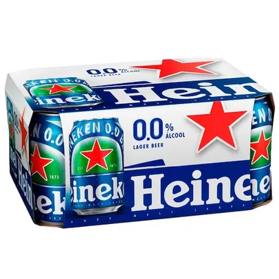 Cerveja Heineken Zero Álcool Lata 350ml - 12 Unidades